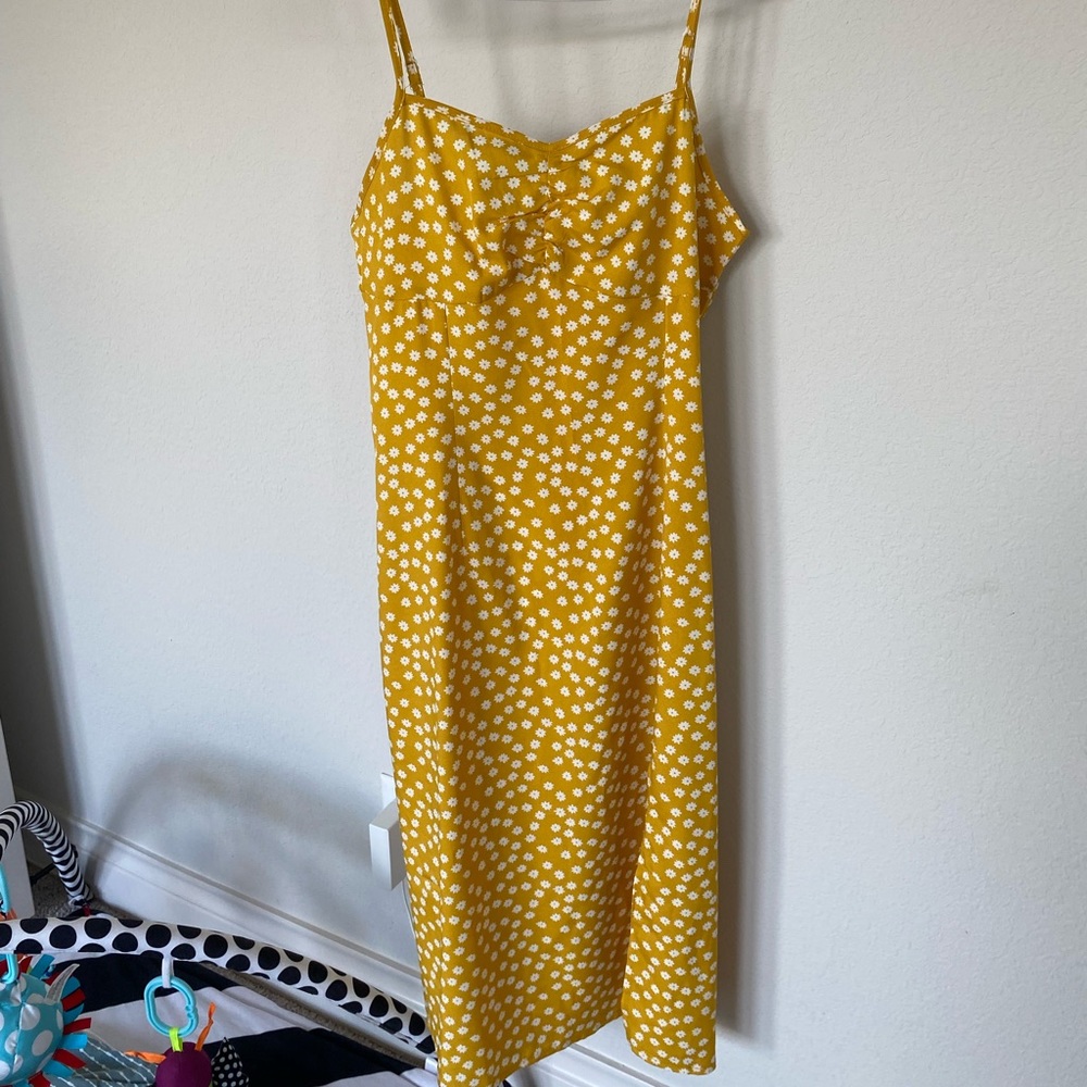 Midi Yellow Dress